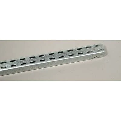 Knape & Vogt BK-0100-4 Galvanized Steel Shelf Standard, Double Track, 4 Ft.
