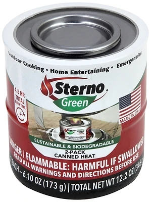 Canned Heat, 2.25-Hours, 2-Pk. of 6.1-oz. Cans