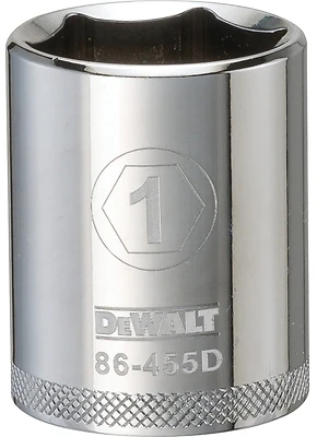 DeWalt DWMT86455OSP SAE Socket, Shallow, 1 In., 1/2 In. Drive