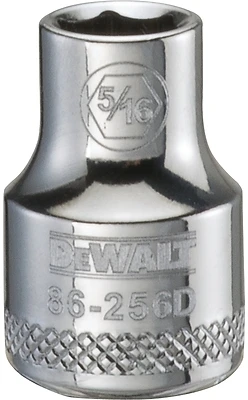 DeWalt DWMT86256OSP SAE Socket, Shallow, 6-Point, 5/16 In., 3/8 In. Drive