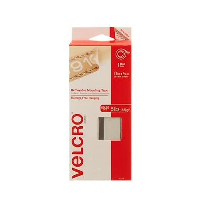 Removable Mounting Tape, 3/4 In. x 15 Ft.