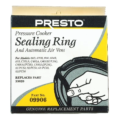 Presto 09906 Pressure Cooker Sealing Ring, 3-6 Quart