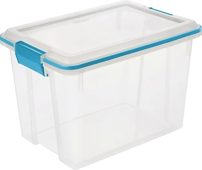 Sterilite 19324306 Gasket Storage Box, 20-Qt., Clear