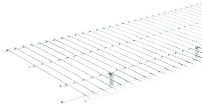 Wardrobe Wire Shelf, White, 16-In. x 12-Ft.