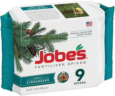 Jobe's 01311 Evergreen Tree Fertilizer Spikes, 9-Pk.