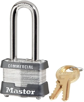 Master Lock 3KALH Laminated Padlock, Keyed Alike, 2 In. Shackle