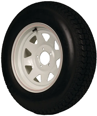 Trailer Tire & 5-Hole Custom Spoke Wheel (5/4.5), ST175/80D-13 LRC