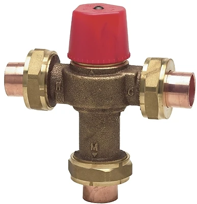 Watts LF1170M2-UT Thermostatic Mixing Valve, Lead-Free, 3/4 In.