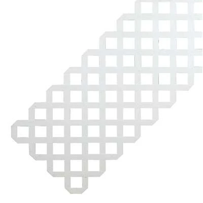 2 Ft. W X 8 Ft. L X 1/8 In. Thick White Vinyl Lattice Panel