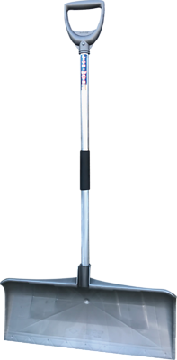 Rugg 35PL-S Pathmaster 27 In. Poly Snow Pusher, 36 In. Aluminum Handle