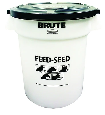Brute Feed/Seed Container with Lid, 20 Gallon