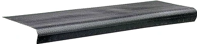 M-D 75556 Black Vinyl Stair Tread, 24 In. x 9-1/8 In.