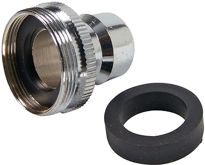 Danco 36108E Dishwasher Snap Adapter, 15/16-27 x 55/64-27 In., Chrome
