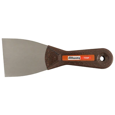 Allway T30S Steel Stiff Wall Scraper, 3 In. Blade