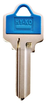 Hy-Ko 13005AR1 Key Blank, Blue Plastic, For Arrow Cabinet and House Locks
