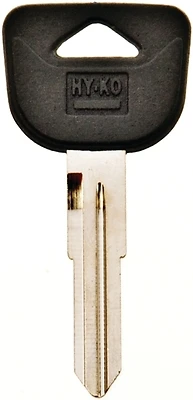 Hy-Ko 12005HD91 Automotive Key Blank, Nickel-Plated Brass, Honda