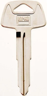 Hy-Ko 11010MIT3 Automotive Key Blank, Brass/Nickel, Mitsubishi
