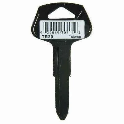 Hy-Ko 11010TR20 Automotive Key Blank, Brass, Nickel, Toyota