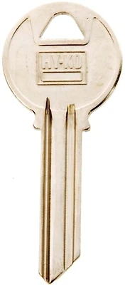 Hy-ko Y78 Single Sided Key Blank For Yale Locks - Brass Nickel Finish