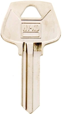 Hy-Ko 11010S3 Sargent Key Blank, Brass, Nickel Finish
