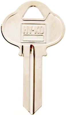 Hy-Ko 11010S1 Key Blank, Brass Nickel, Sargent