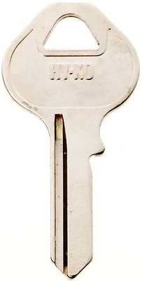 Hy-Ko 11010M4 Key Blank, Brass Nickel, For Master Cabinet and Padlocks