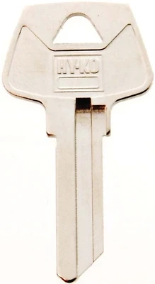 Hy-Ko 11010S16 Single Sided Key Blank for Sargent Locks, Brass Nickel