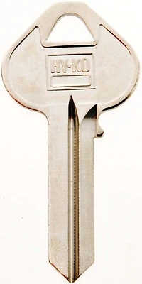 Hy-Ko 11010RU45 Brass Key Blank, Russwin and Corbin Locks