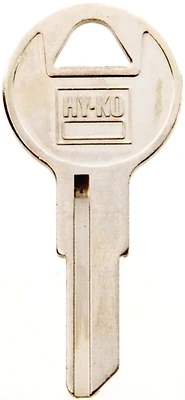 Hy-Ko 11010IL11 Key Blank, Brass Nickel, Illinois Locks