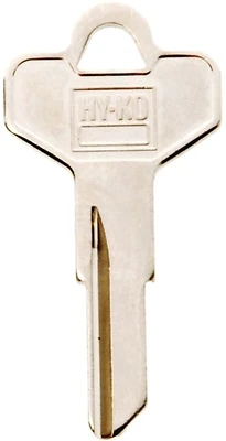 Hy-Ko 11010DE2 Key Blank, Brass Nickel, Dexter Cabinet and House Locks