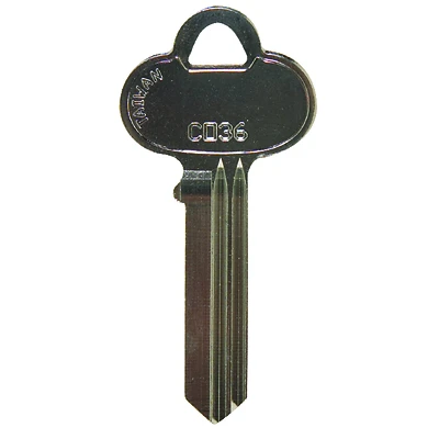 Hy-Ko 11010CO36 Key Blank for Corbin/Russwin Locks, Nickel-Plated Brass