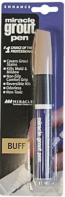 Grout Pen 0.5 Oz. Buff Liquid With Reversible Nib