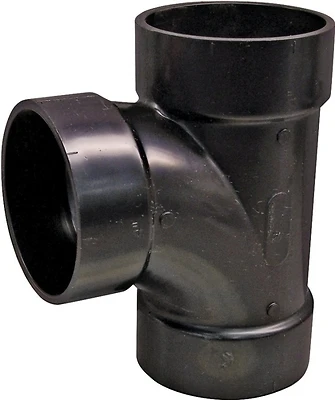 4 Inch Abs Sanitary Tee Pipe Fitting - Model 102154lbc
