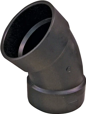 1-1/2 Inch Abs 45 Degree Hub X Hub Elbow Pipe Fitting