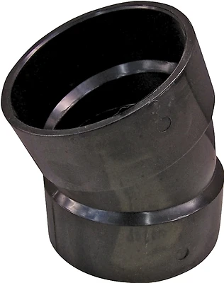2 Inch Abs Drain Waste Vent 22.5 Degree Elbow - Model 102552bc