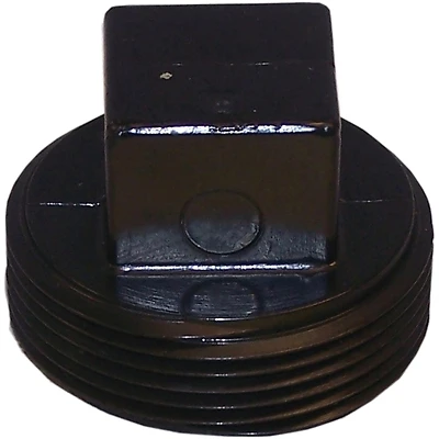 4 Inch Abs Threaded Plug, Schedule 40, Mnpt Connection, Model 103054sbc