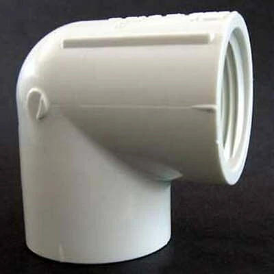 035538 90 Degree Pipe Elbow, 1/2 Inch, Female Threaded Pvc, Schedule 40