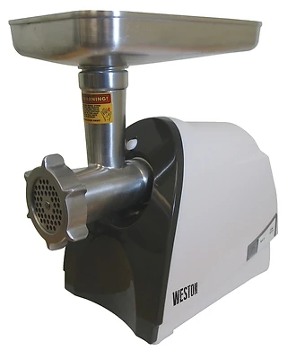 Weston 33-0201-W Electric Meat Grinder and Sausage Stuffer, 575 W