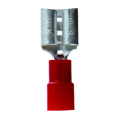 22-18 Ga. Insulated Wire Female Disconnect Red Vinyl 5 Pk, Model 60947
