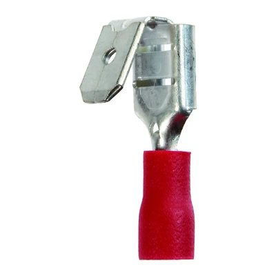 Jandorf 60949 Disconnect Terminal, 22-18 AWG, Vinyl Insulated, Red, 5 Pk