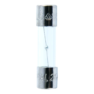 S506 4 Amp 250 Volt Glass Time Delay Fuse 2 Pk - 5mm X 20mm