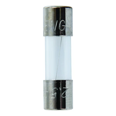 Agw 2.5 Amp 32 Volt Fast Acting Glass Fuse 4 Pk, 1/4 X 7/8 In
