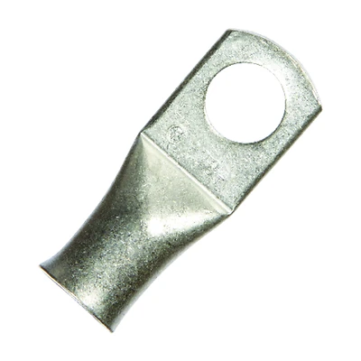 2 Ga. Uninsulated Wire Electrical Lug Silver 3/8 In Stud 1 Pk