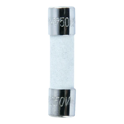 S501 8 Amp 250 Volt Fast Acting Ceramic Fuse 2 Pk, 5mm X 20mm