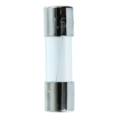 Agw 1.5 Amp 32 Volt Fast Acting Glass Fuse 4 Pk, 1/4 X 7/8 In.