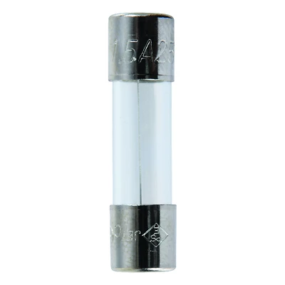 Agx 1.5a Fast Acting Glass Fuse 4 Pk, 250v, 1/4 X 1 In, Model 60656