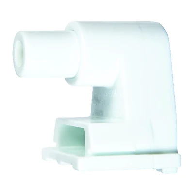 Plastic Fluorescent Pedestal Base Socket, Slimline, 1 Pin, 660w, 1000v, Model 60493, 1 Pk