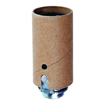 Phenolic Candelabra Base Socket With Paper Lining, 1 Pk, 75w, 125v, Model 60474