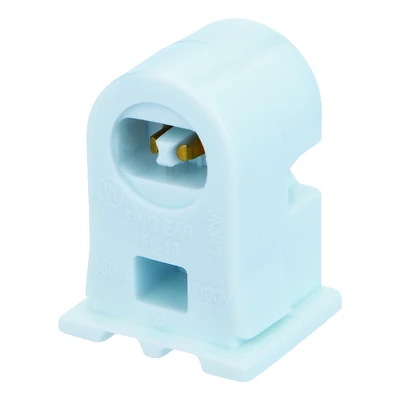 Plastic Fluorescent Pedestal Base Socket, Model 60491, 660w, 1000v, 1 Pk