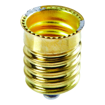 Jandorf 60427 Socket Reducer, E14 to E12, 75W, 120V, Brass